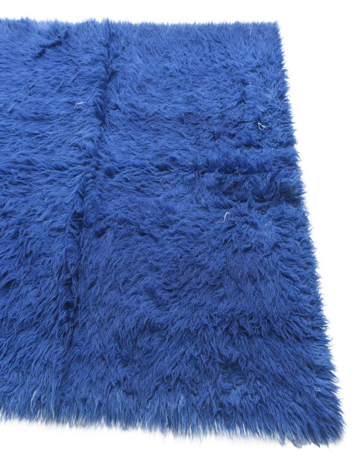 Detail image of  5' x 6' 4  Hand Knotted Moroccan Wool Rug