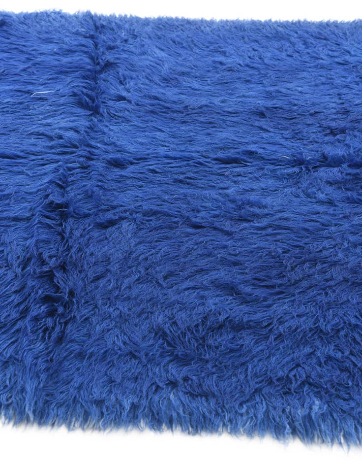 Detail image of  5' x 6' 4  Hand Knotted Moroccan Wool Rug