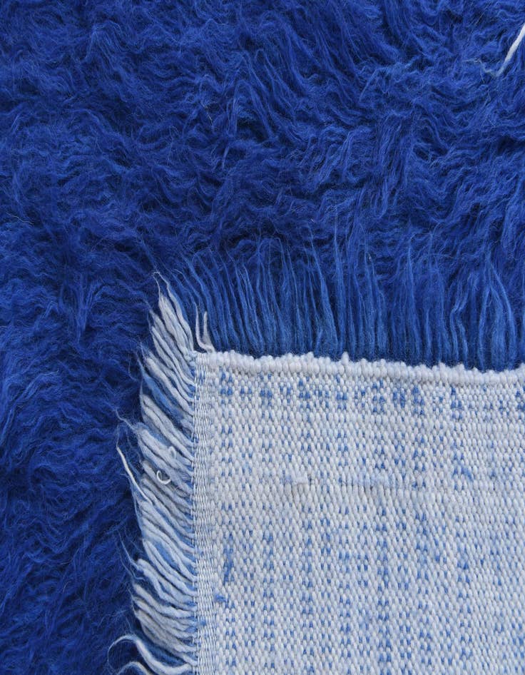 Detail image of  5' x 6' 4  Hand Knotted Moroccan Wool Rug