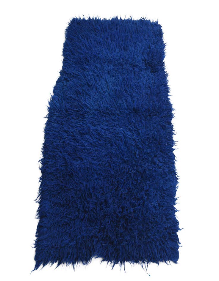 Detail image of  3' 4 x 5' 9  Hand Knotted Moroccan Wool Rug