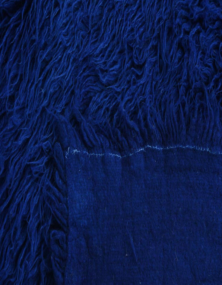 Detail image of  3' 4 x 5' 9  Hand Knotted Moroccan Wool Rug