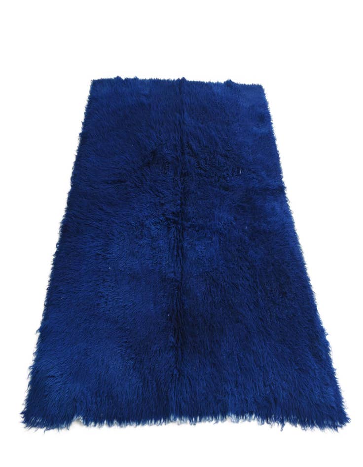 Detail image of  5' 1 x 6' 7  Hand Knotted Moroccan Wool Rug