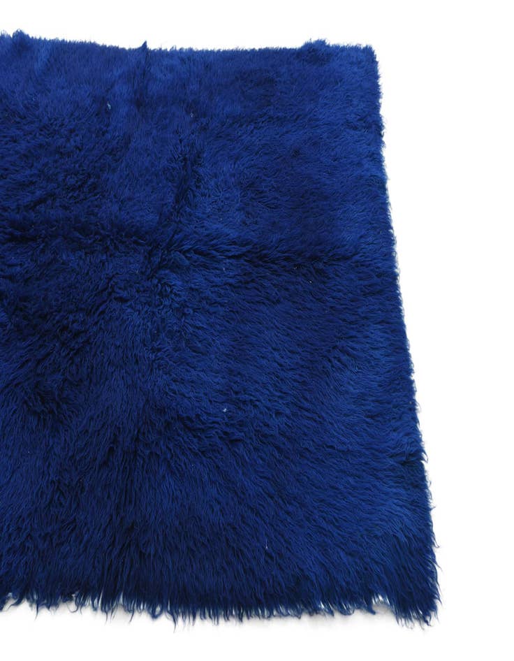 Detail image of  5' 1 x 6' 7  Hand Knotted Moroccan Wool Rug