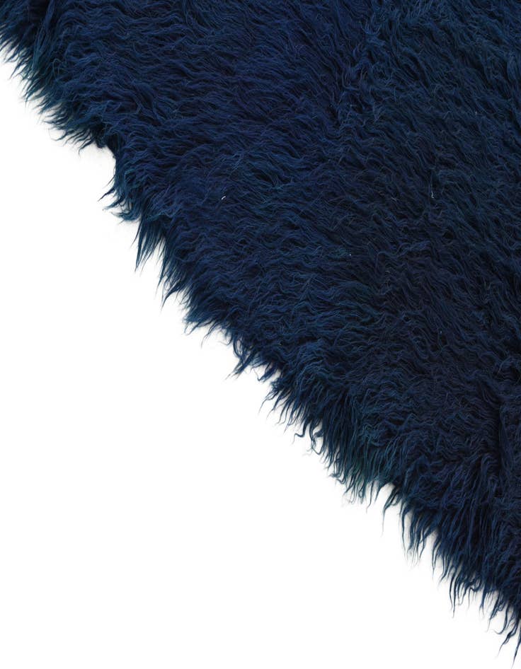 Detail image of  4' 10 x 6' 10  Hand Knotted Moroccan Wool Rug