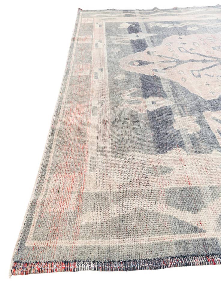 Detail image of  9' x 12'  Hand Knotted Moroccan Wool Rug