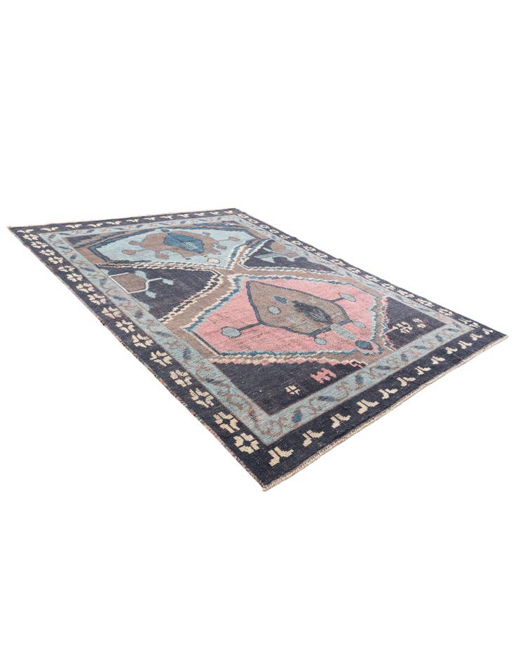 Detail image of  7' 10 x 10' 5  Hand Knotted Moroccan Wool Rug