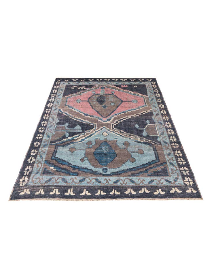 Detail image of  7' 10 x 10' 5  Hand Knotted Moroccan Wool Rug