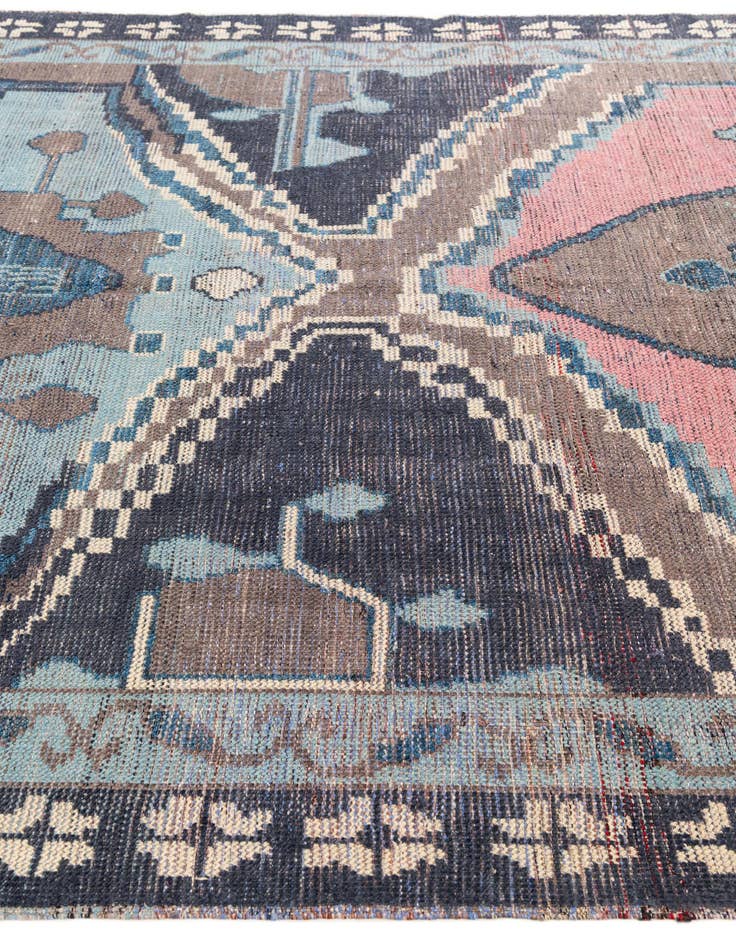 Detail image of  7' 10 x 10' 5  Hand Knotted Moroccan Wool Rug