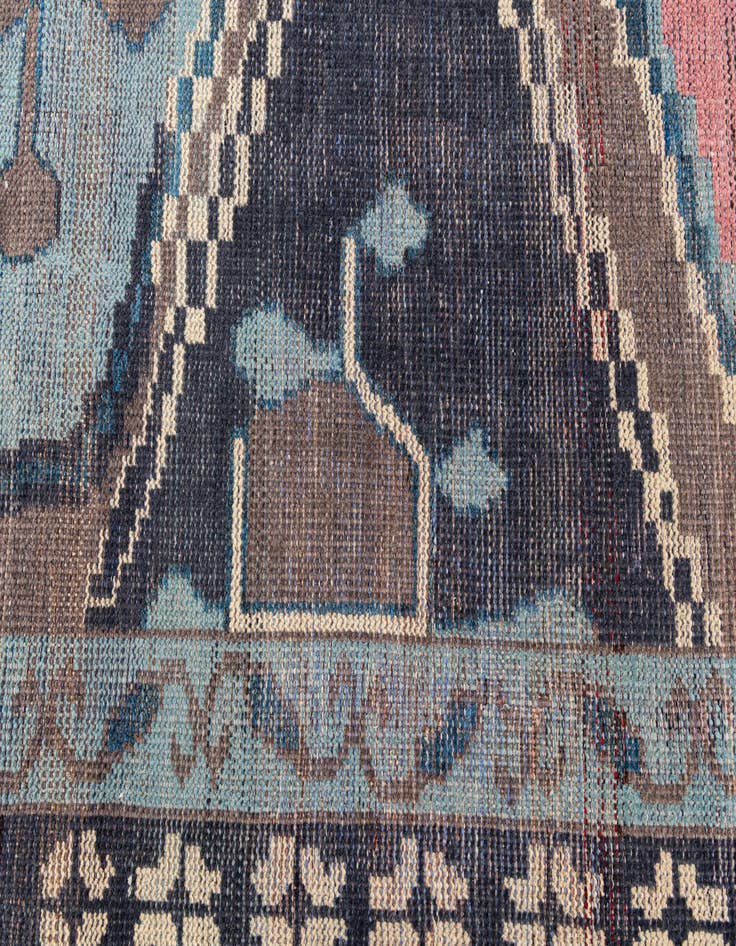 Detail image of  7' 10 x 10' 5  Hand Knotted Moroccan Wool Rug