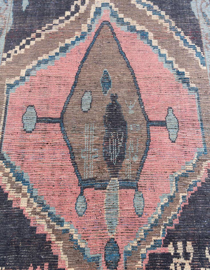 Detail image of  7' 10 x 10' 5  Hand Knotted Moroccan Wool Rug