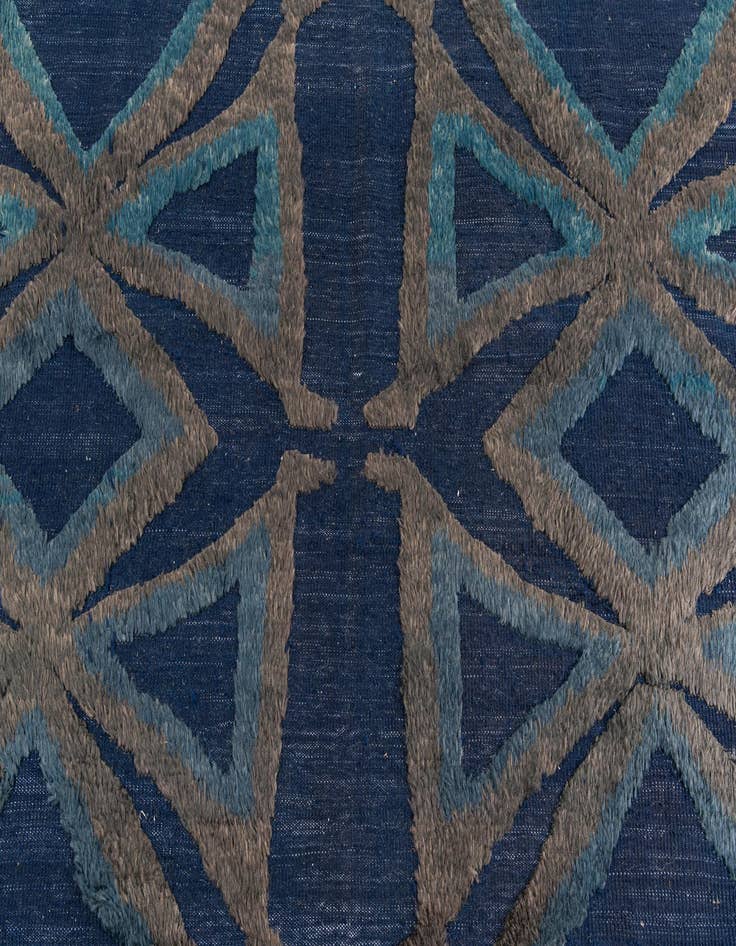 Detail image of  8' x 10' 6  Hand Knotted Moroccan Wool Rug