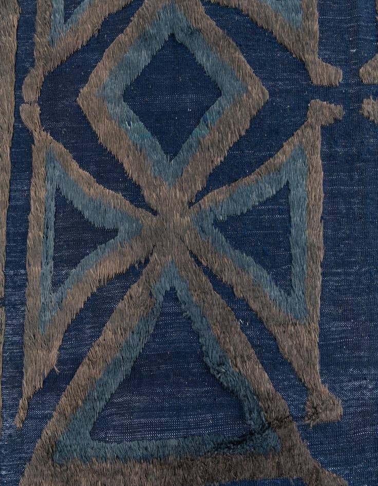 Detail image of  8' x 10' 6  Hand Knotted Moroccan Wool Rug