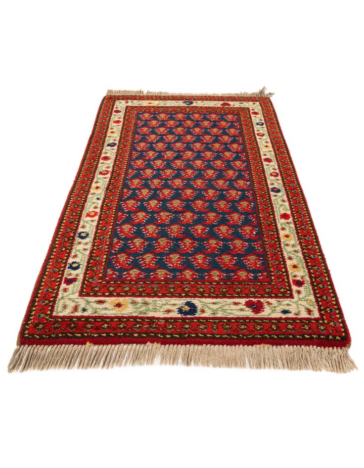 Detail image of  2' 6 x 4' 6  Hand Knotted Moroccan Wool Rug