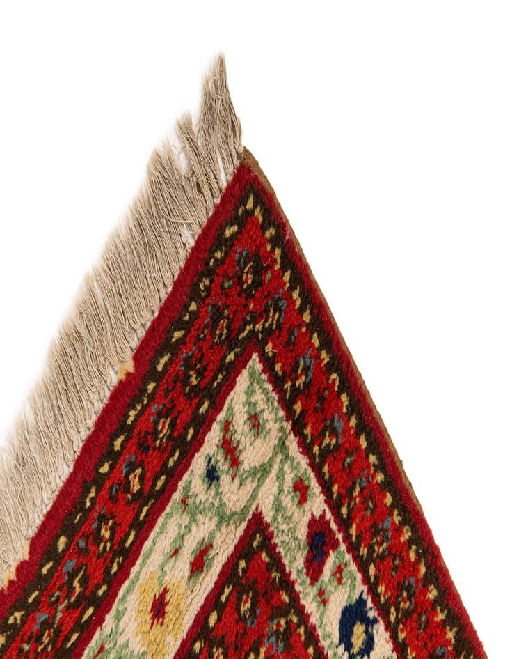 Detail image of  2' 6 x 4' 6  Hand Knotted Moroccan Wool Rug