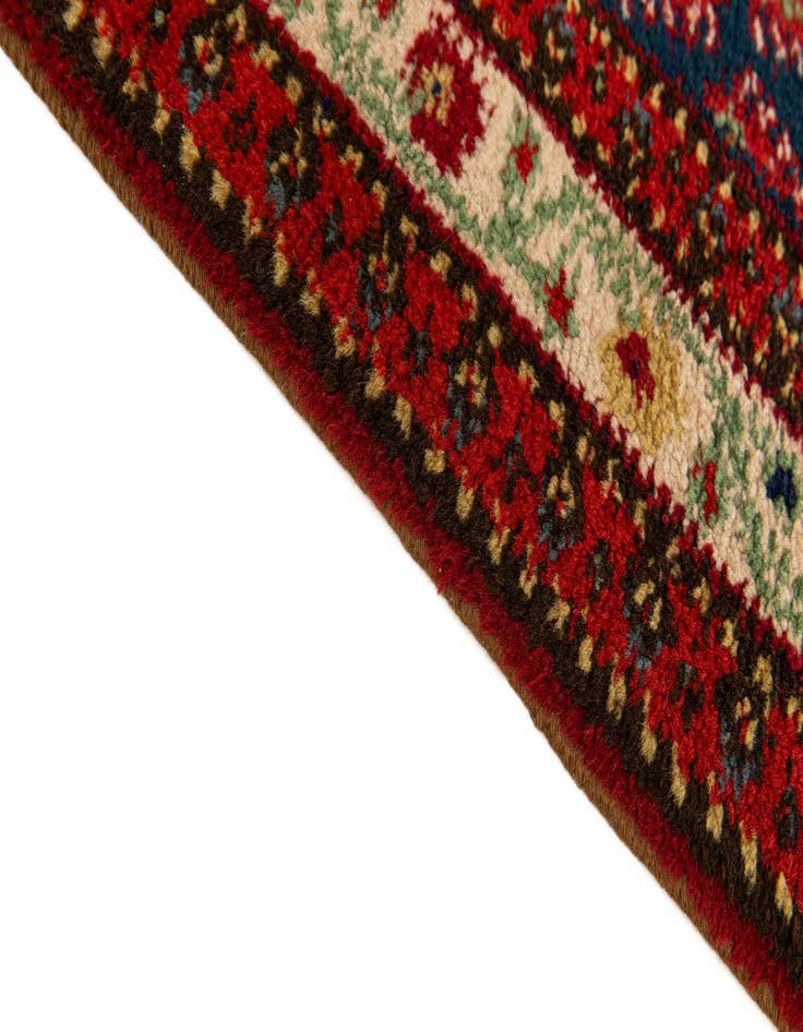 Detail image of  2' 6 x 4' 6  Hand Knotted Moroccan Wool Rug