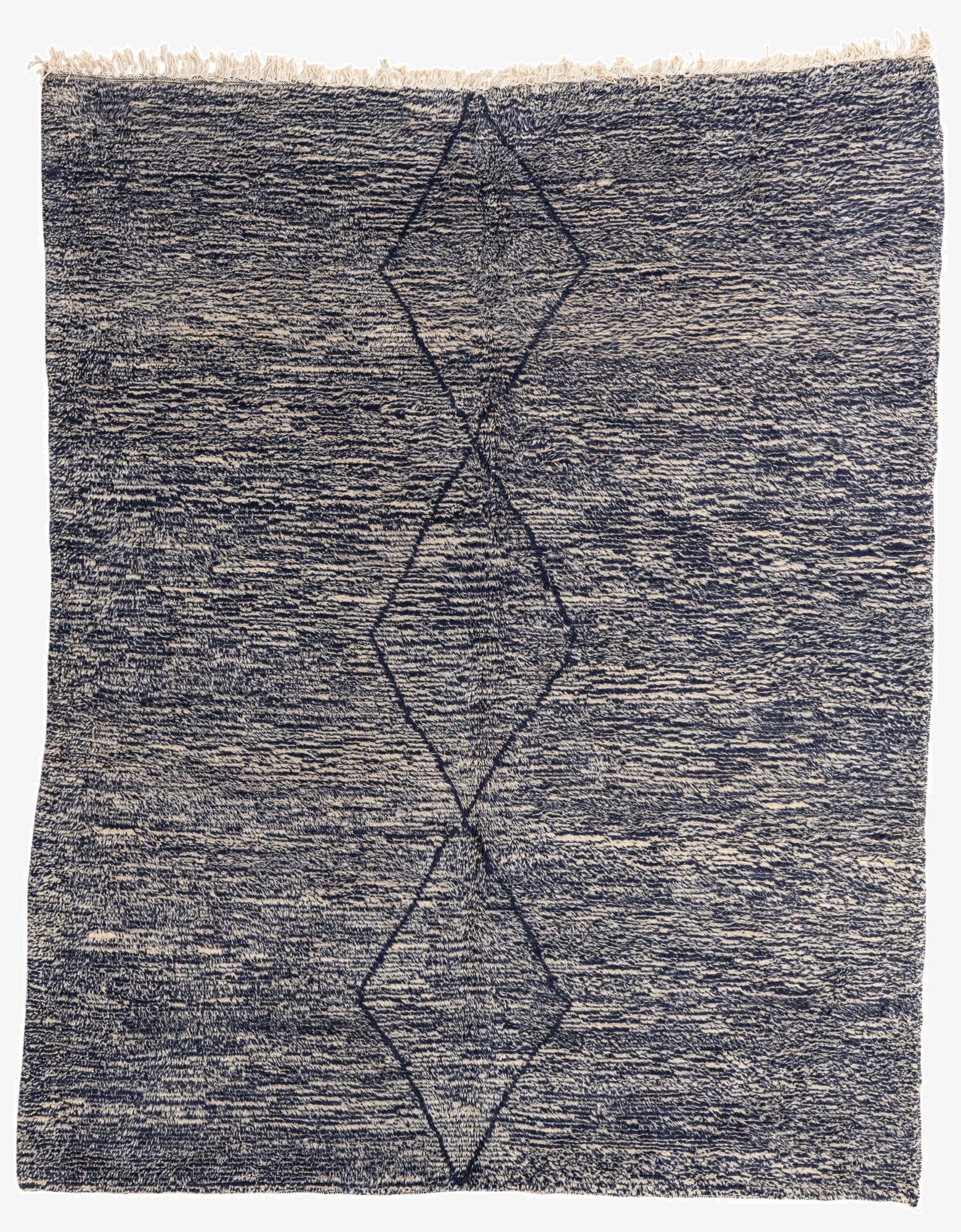  7' x 8' 8  Hand Knotted Moroccan Wool Rug