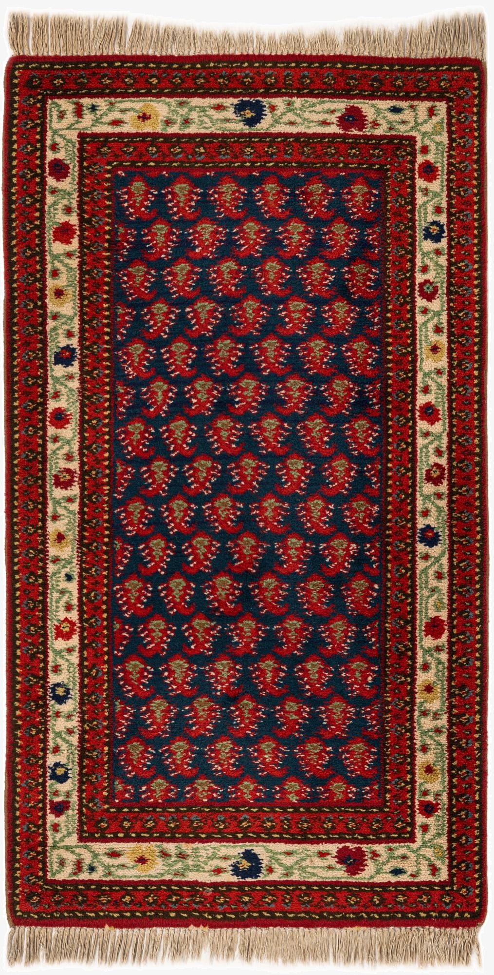  2' 6 x 4' 6  Hand Knotted Moroccan Wool Rug