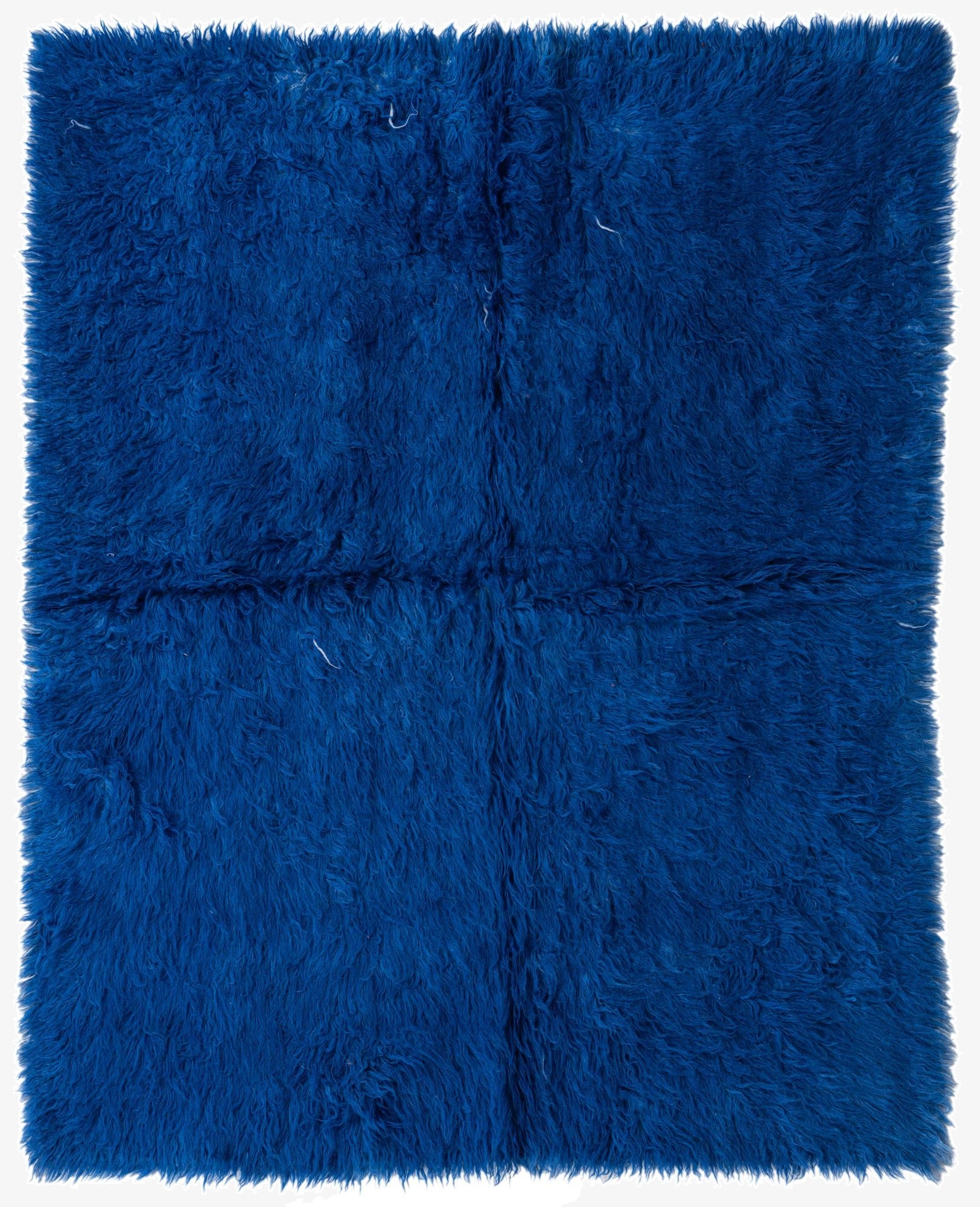  5' x 6' 4  Hand Knotted Moroccan Wool Rug