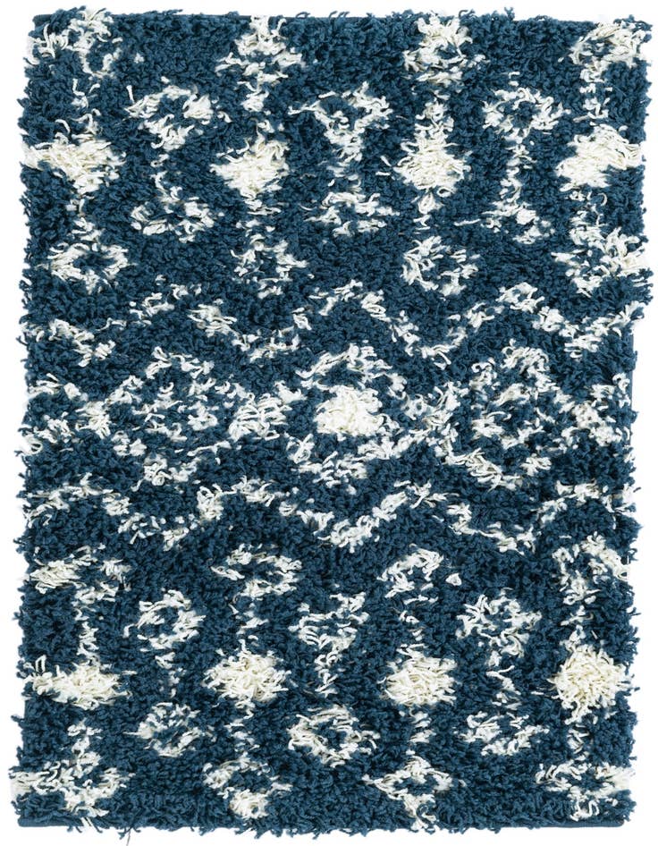 Detail image of  2' x 3' Moroccan Trellis Shag Rug