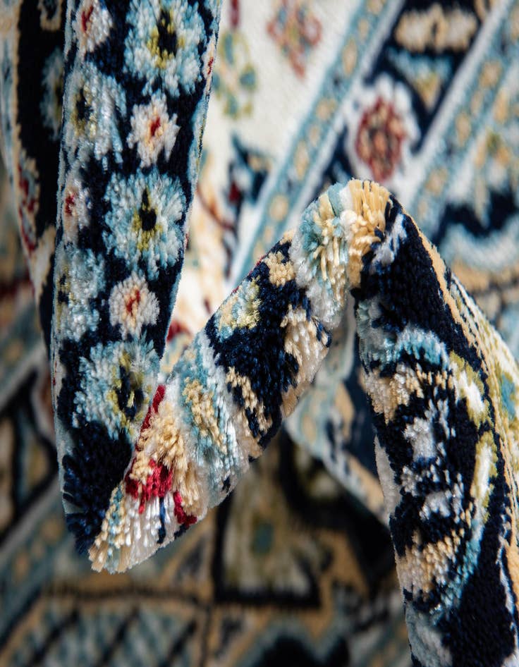 Detail image of  5' x 8' Nain Design Rug