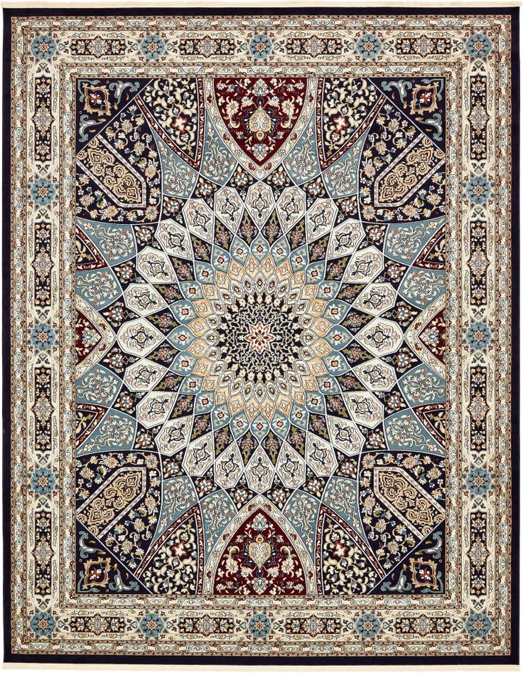 Detail image of  10' x 13' Nain Design Rug