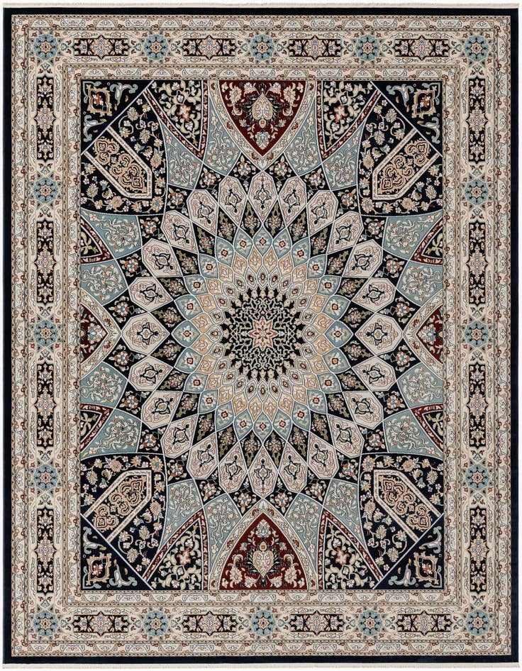 Detail image of  9' x 12' Nain Design Rug