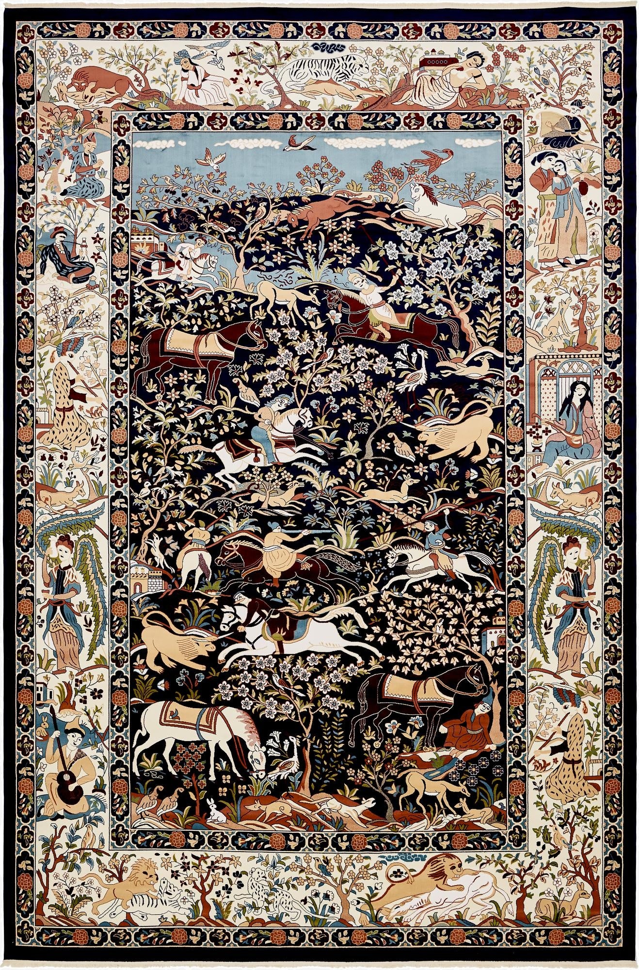  13' x 19' 8 Nain Design Rug