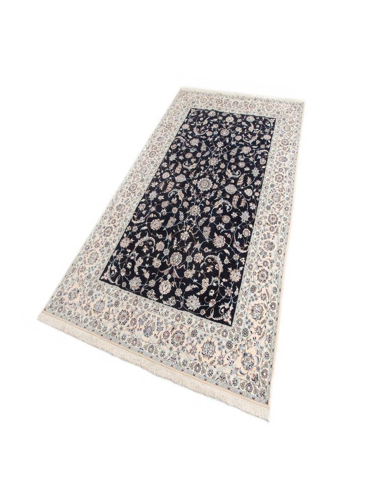 Detail image of  6' 9 x 10' 2  Hand Knotted Nain Rug