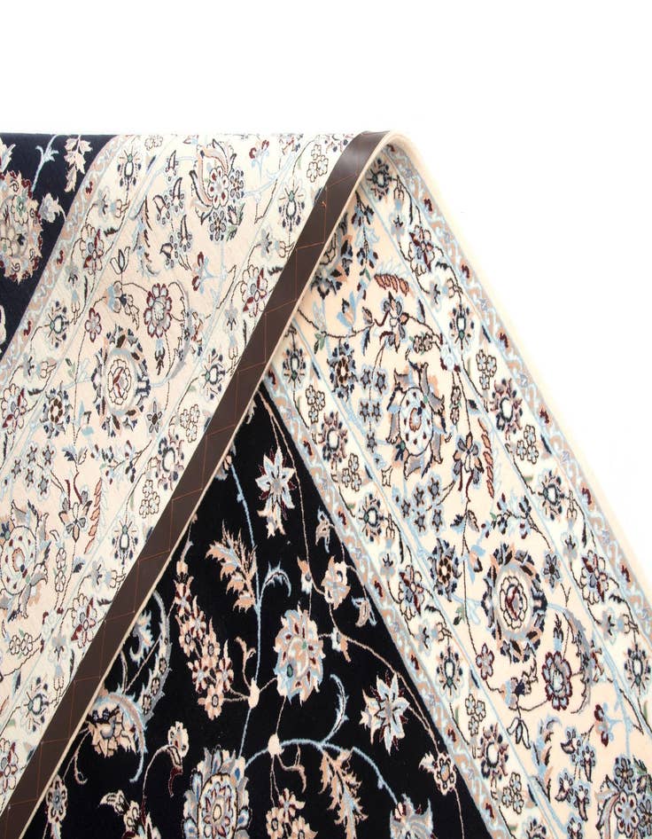 Detail image of  6' 9 x 10' 2  Hand Knotted Nain Rug