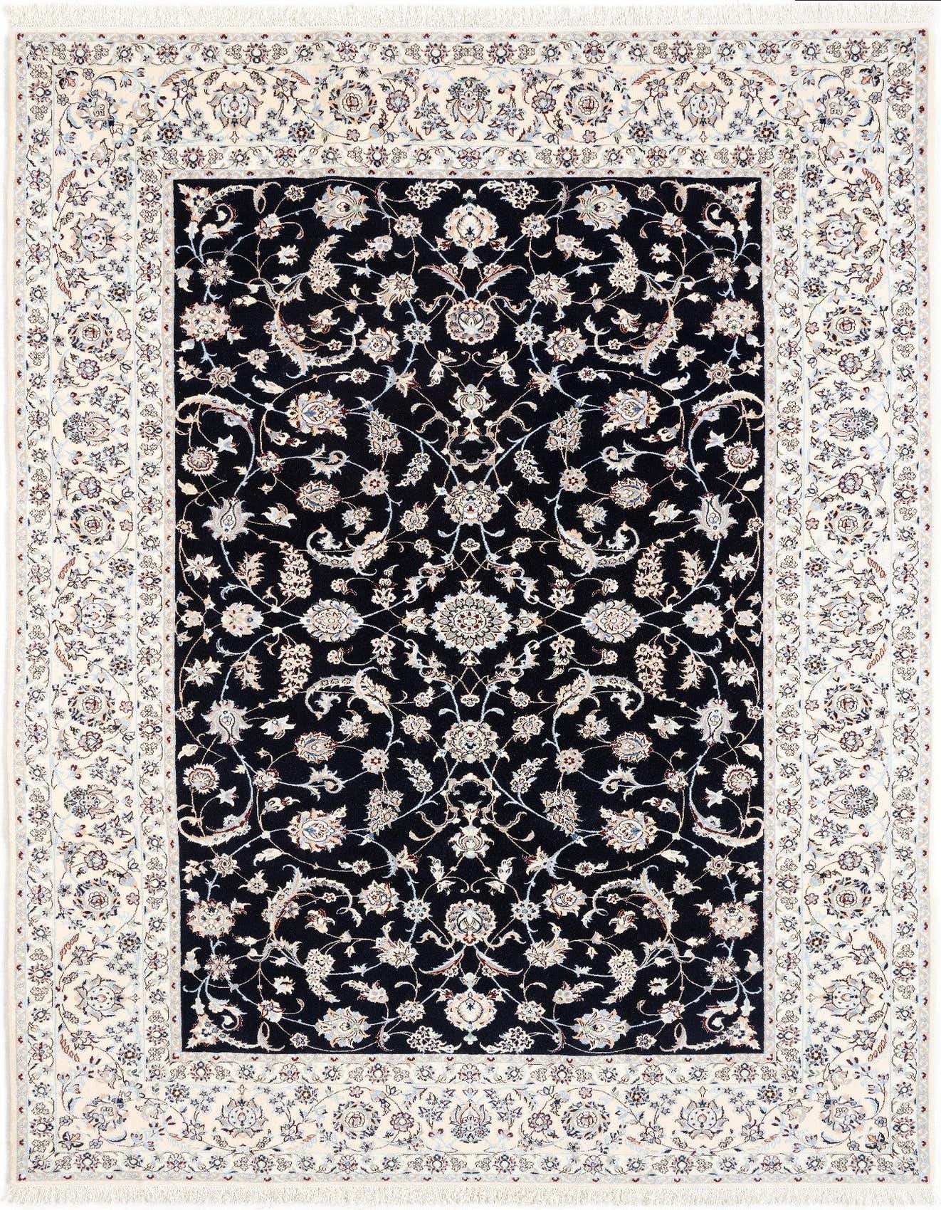 Primary image  6' 9 x 10' 2  Hand Knotted Nain Rug