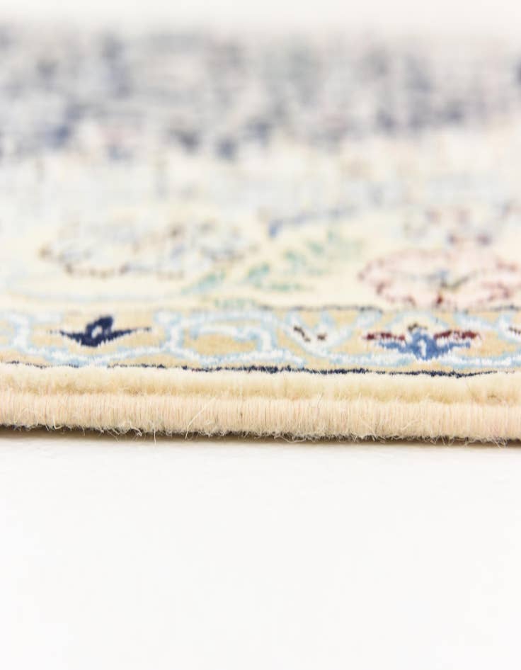 Detail image of  5' 2 x 8' 3  Hand Knotted Nain Persian Rug