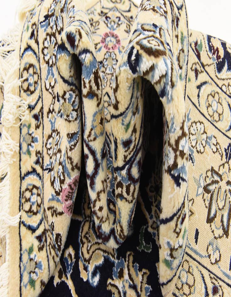 Detail image of  5' 1 x 8' 5  Hand Knotted Nain Persian Rug