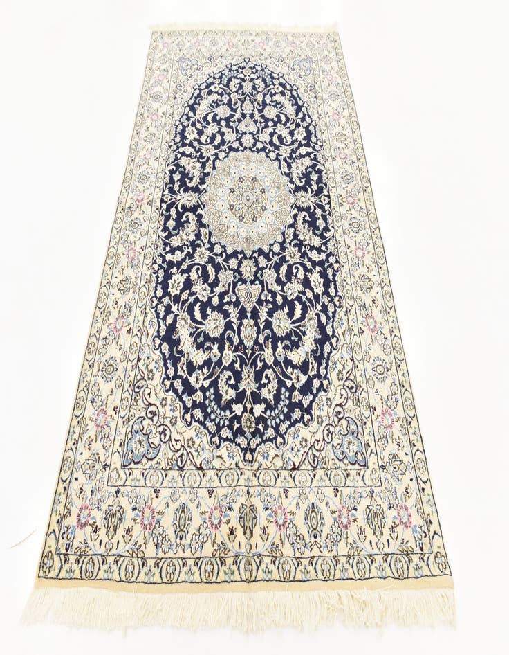 Detail image of  5' 1 x 8' 5  Hand Knotted Nain Persian Rug