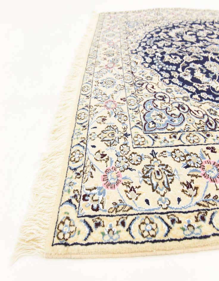 Detail image of  5' 1 x 8' 5  Hand Knotted Nain Persian Rug