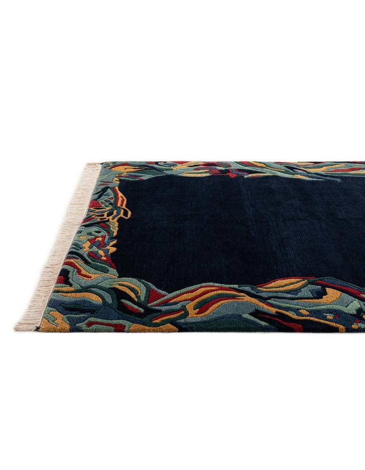 Detail image of  4' 11 x 6' 9  Hand Knotted Nepal Wool Rug