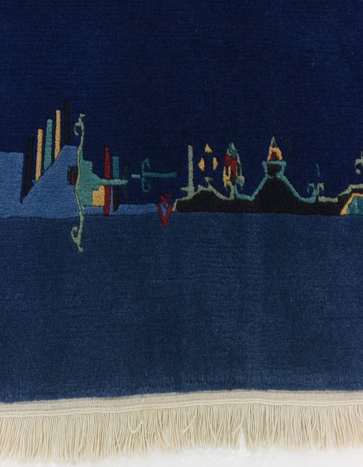 Detail image of  5' 8 x 7' 10  Hand Knotted Nepal Wool Rug