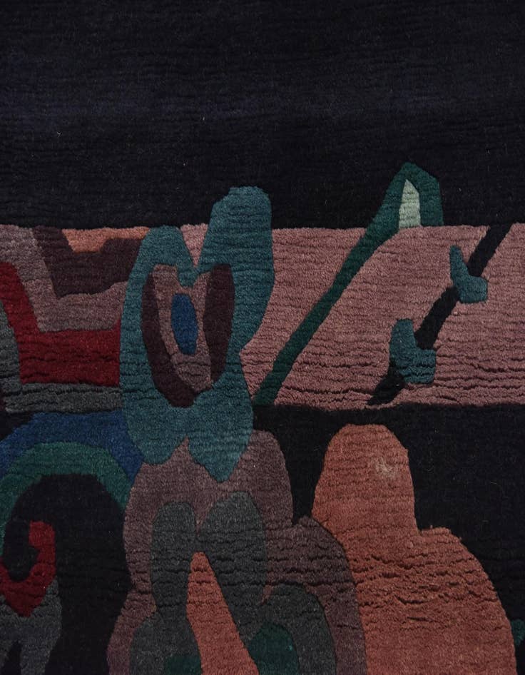 Detail image of  8' 5 x 11' 5  Hand Knotted Nepal Wool Rug