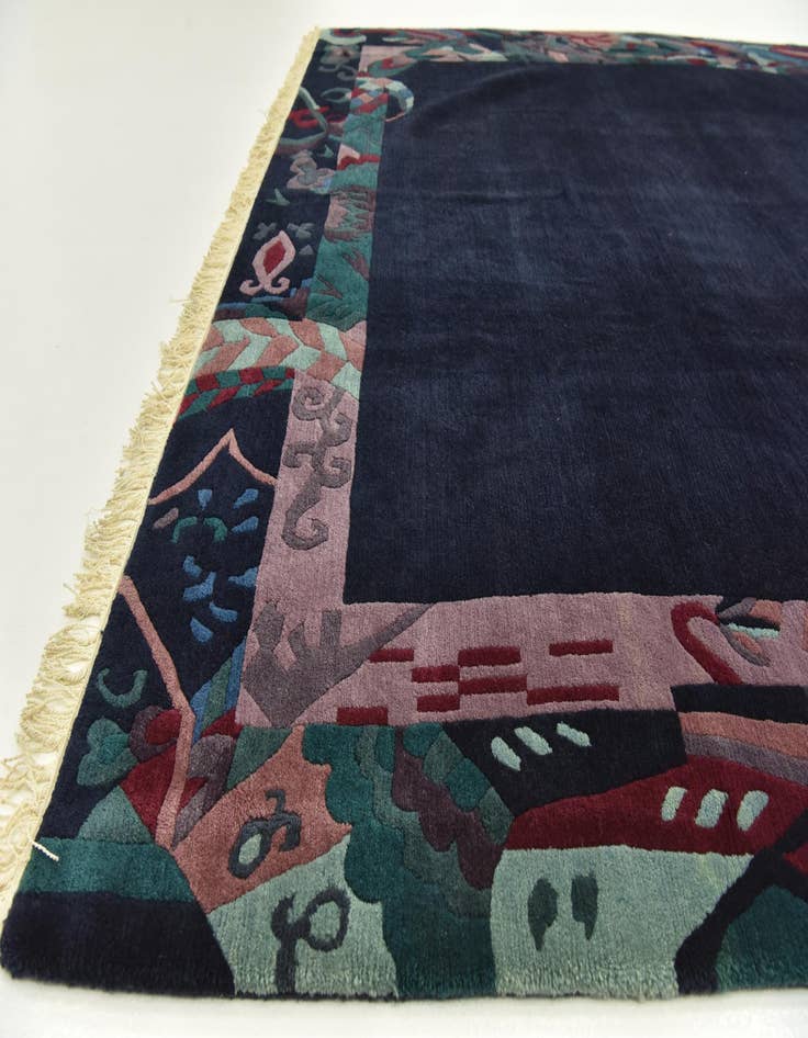 Detail image of  8' 5 x 11' 5  Hand Knotted Nepal Wool Rug