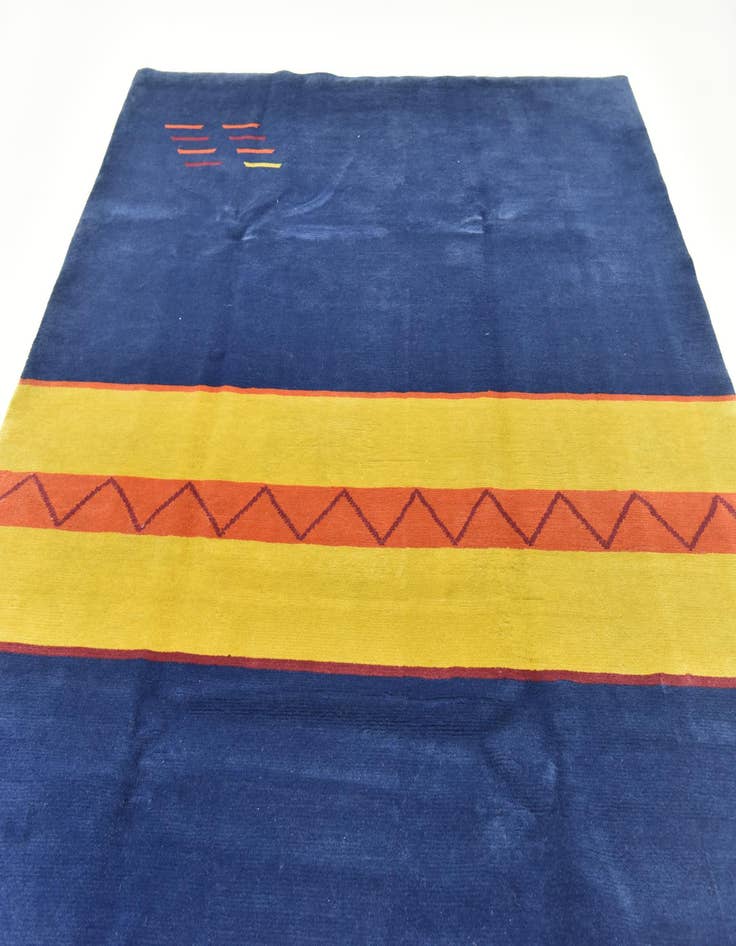 Detail image of  6' 8 x 9' 10  Hand Knotted Nepal Wool Rug