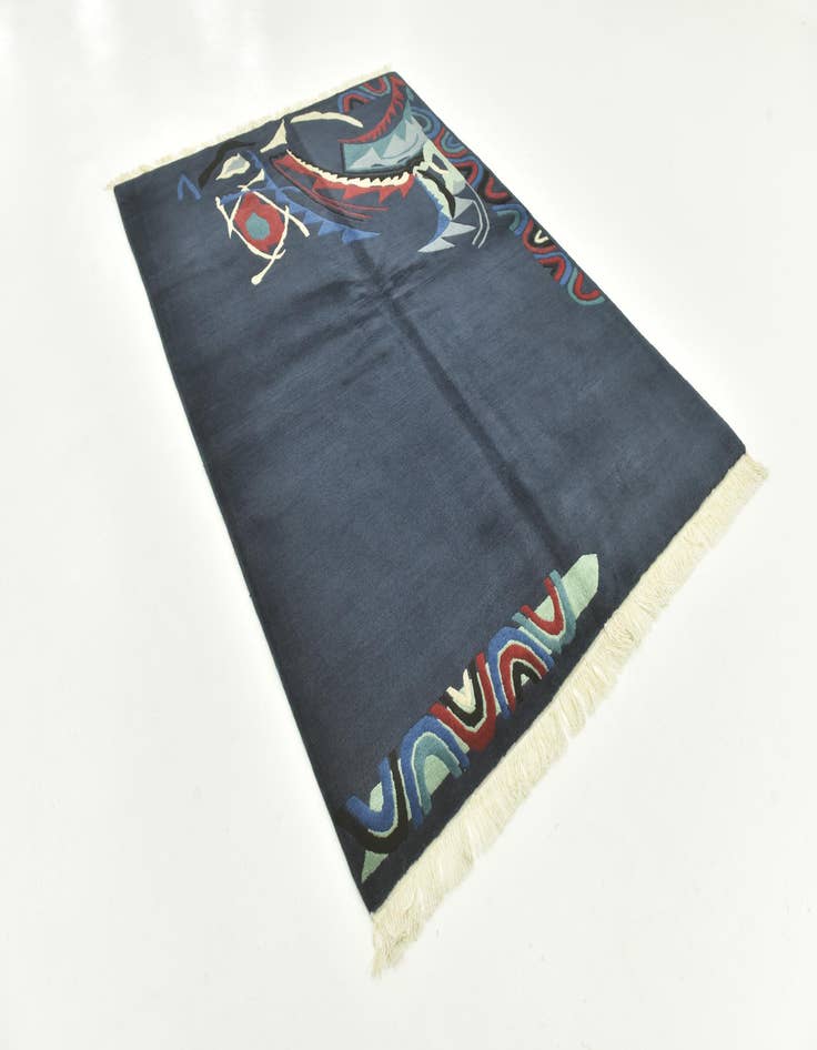 Detail image of  5' 7 x 7' 10  Hand Knotted Nepal Wool Rug