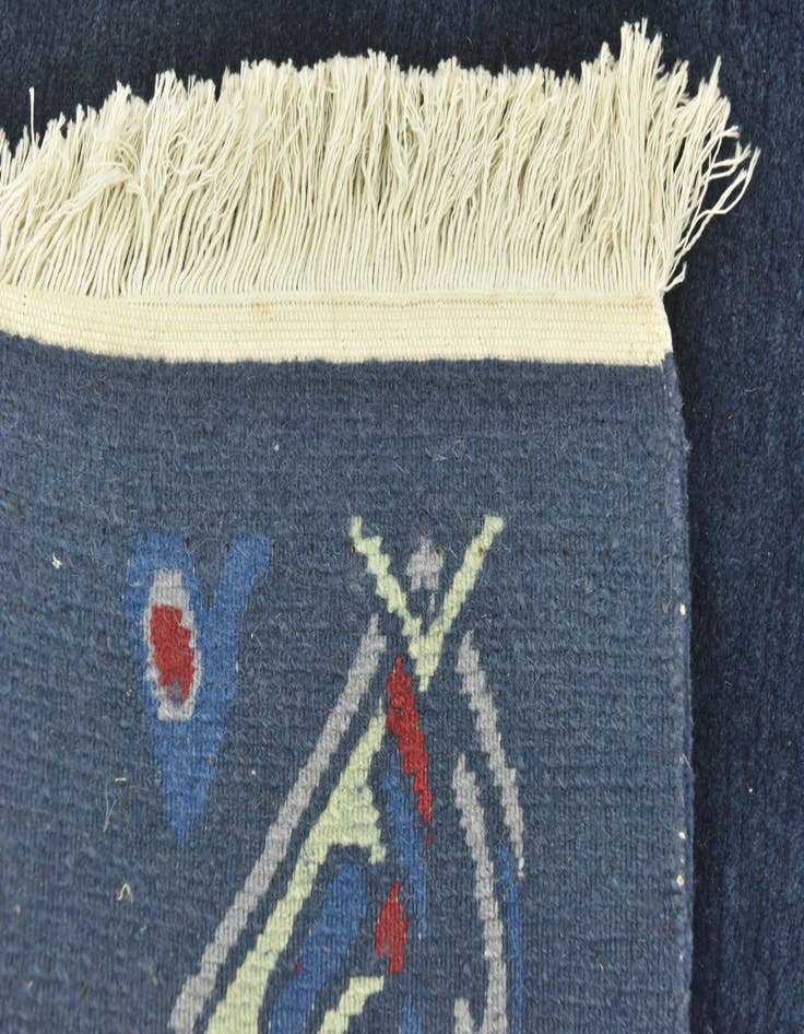 Detail image of  5' 7 x 8'  Hand Knotted Nepal Wool Rug