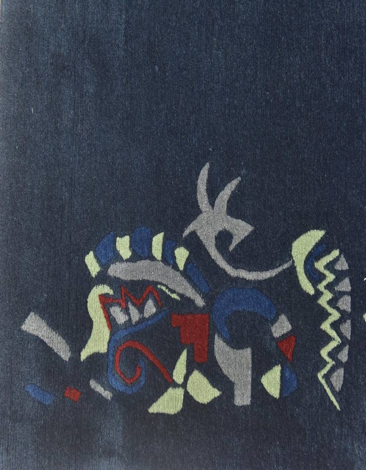 Detail image of  5' 7 x 8'  Hand Knotted Nepal Wool Rug