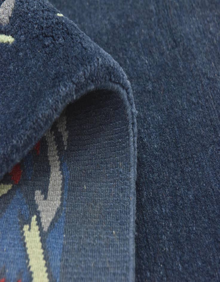 Detail image of  5' 7 x 8'  Hand Knotted Nepal Wool Rug