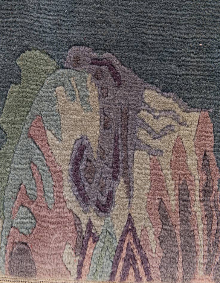Detail image of  3' 3 x 5' 4  Hand Knotted Nepal Wool Rug