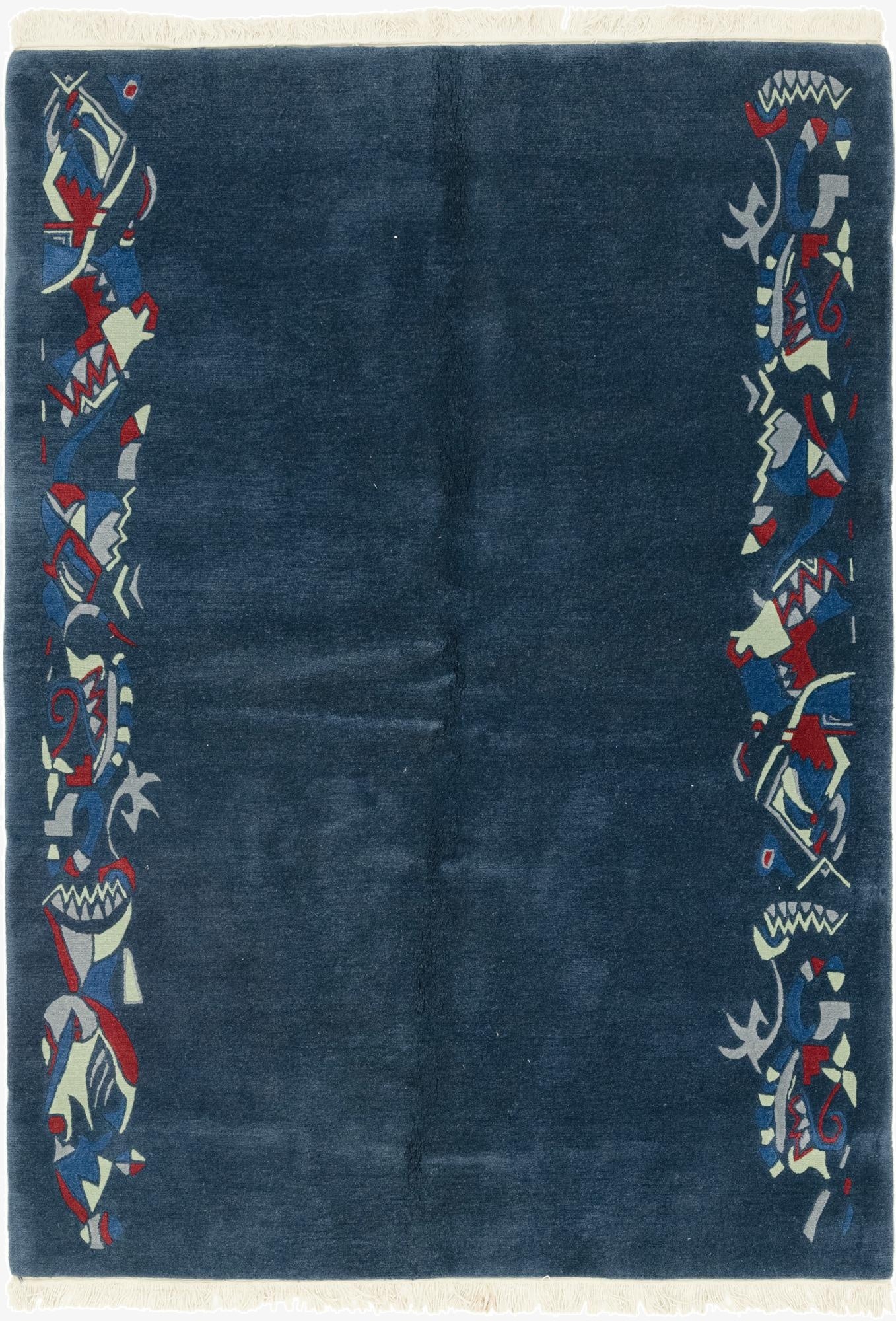  5' 7 x 8'  Hand Knotted Nepal Wool Rug