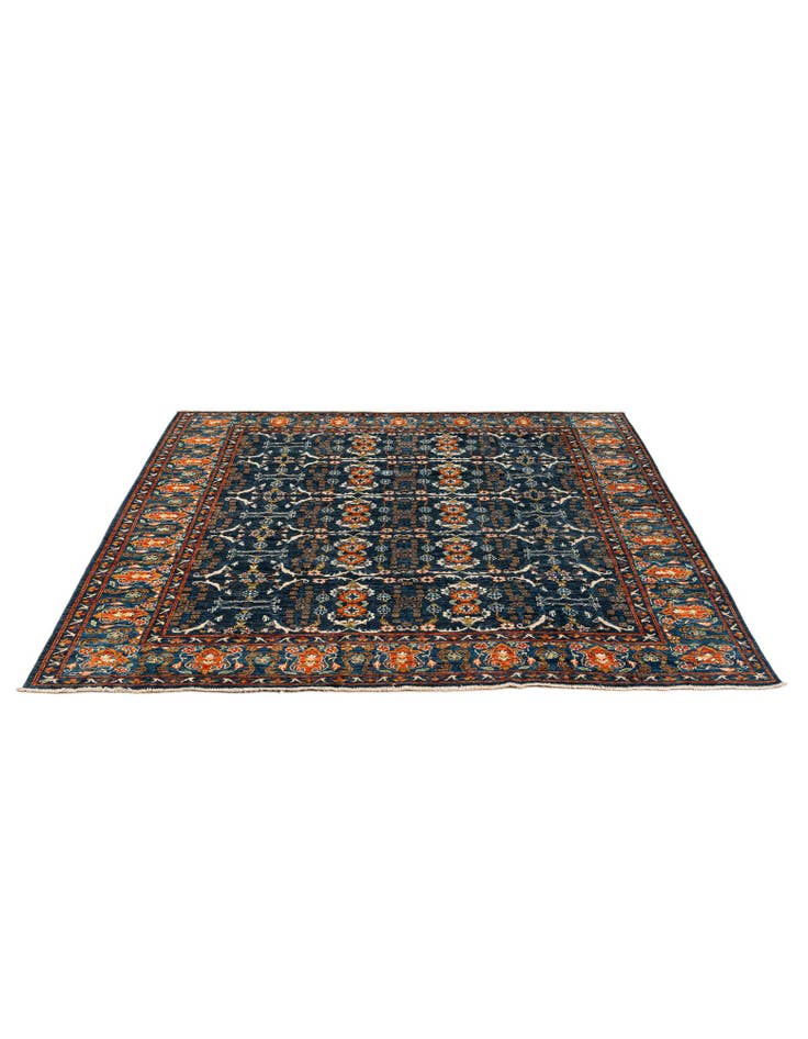 Detail image of  8' 9 x 9' 9  Hand Knotted Oushak Wool Rug