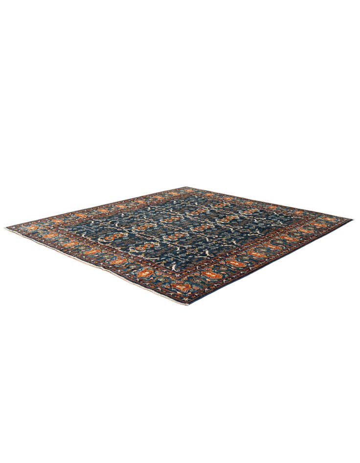 Detail image of  8' 9 x 9' 9  Hand Knotted Oushak Wool Rug