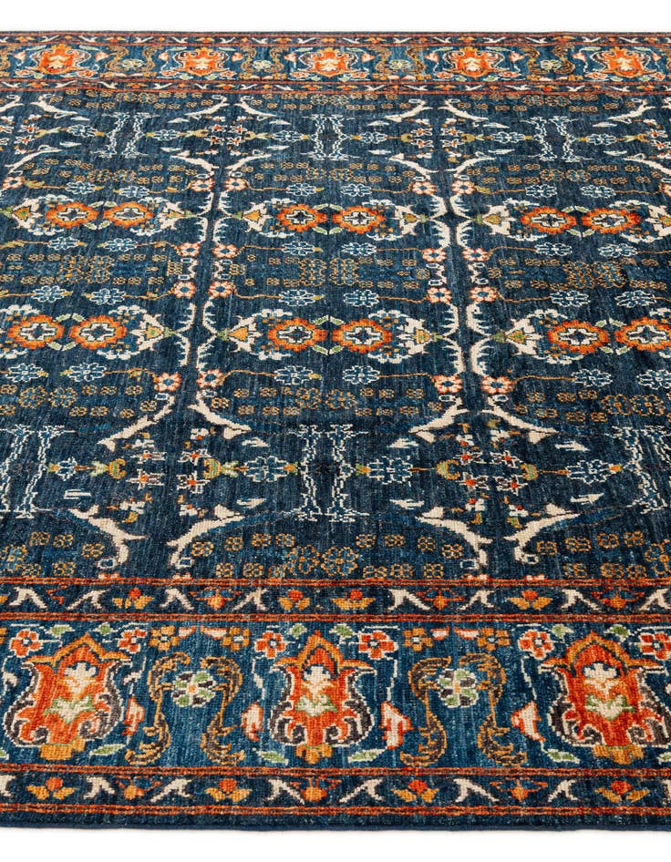 Detail image of  8' 9 x 9' 9  Hand Knotted Oushak Wool Rug