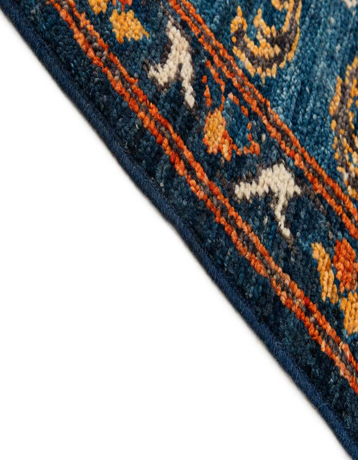 Detail image of  8' 9 x 9' 9  Hand Knotted Oushak Wool Rug