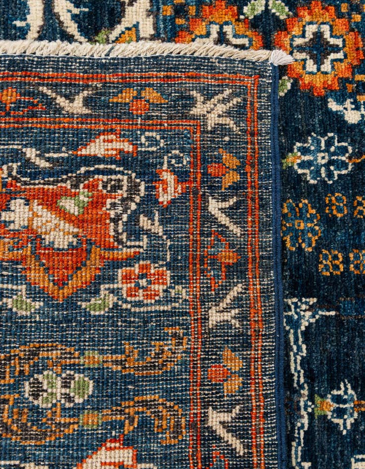 Detail image of  8' 9 x 9' 9  Hand Knotted Oushak Wool Rug